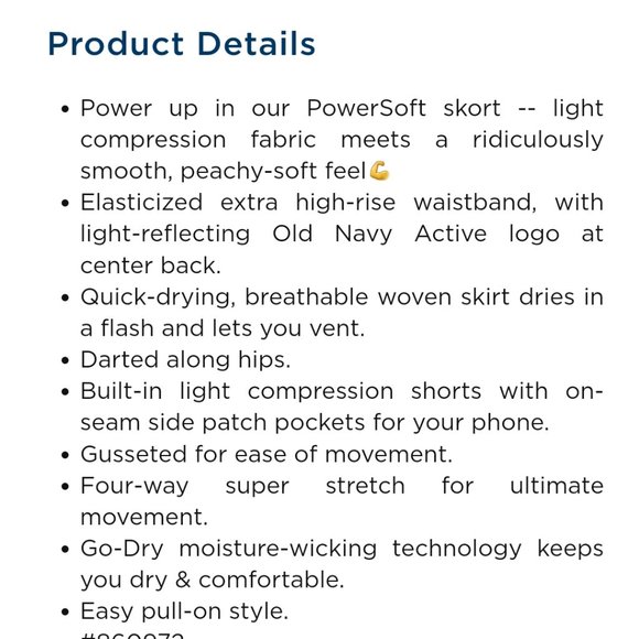 Old Navy Women's Purple Skort - Picture 6 of 8